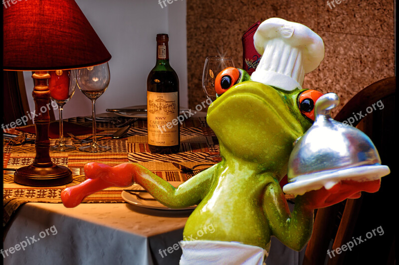 Frog Cooking Eat Kitchen Gourmet