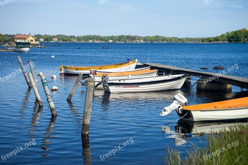 Sea Boat Water Port Baltic Sea