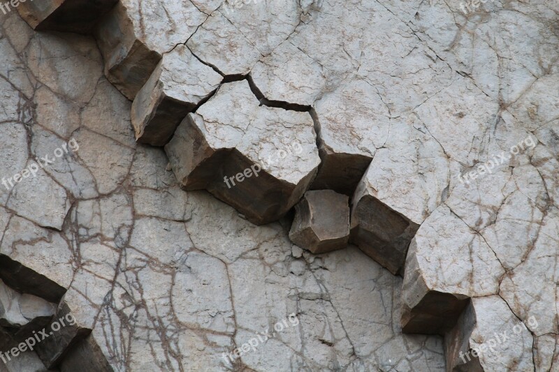 Boulder Stone Wall Crash Tenerife