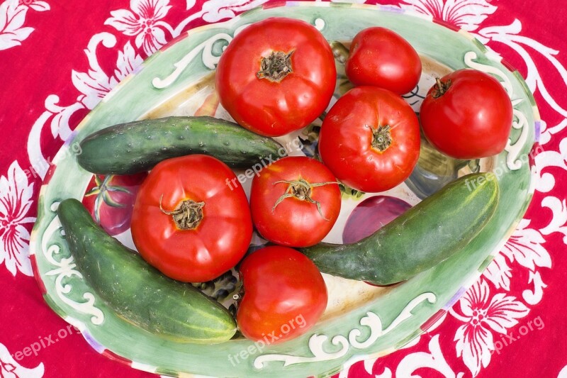 Tomatoes Harvest Vegetable Healthy Food