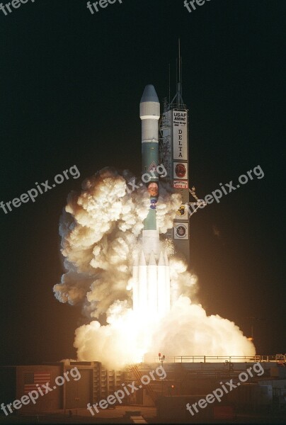 Delta Ii Heavy Rocket Nasa Cape Canaveral Space