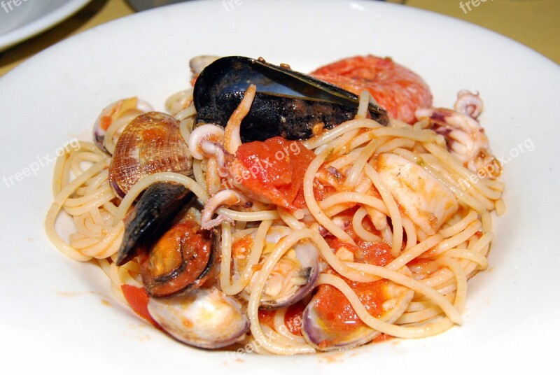 Spaghetti Fish Kitchen Italiana Scoglio