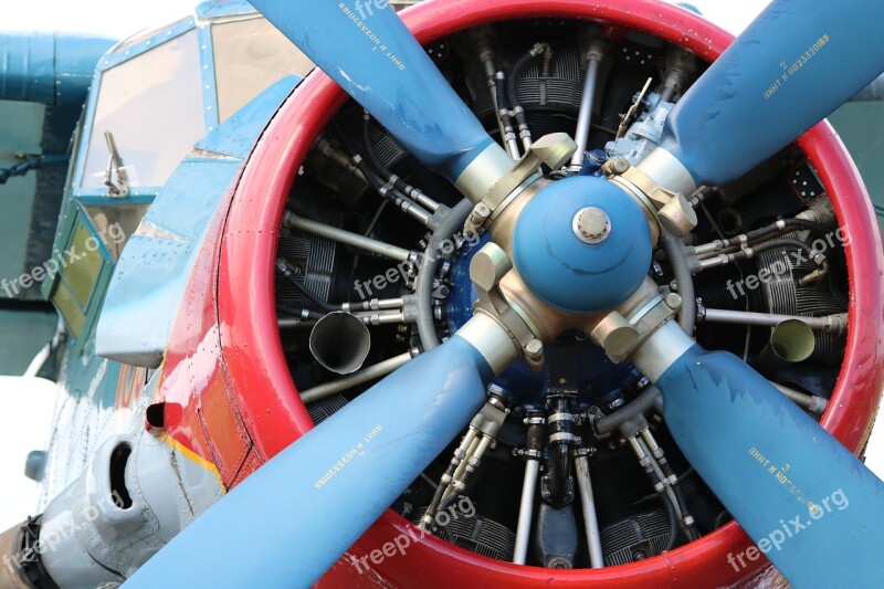 Antonov Radial Engine Aircraft Motor Propeller