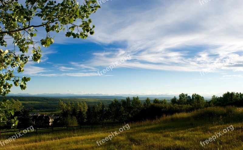 Mountain Mountains Hills Hill Field