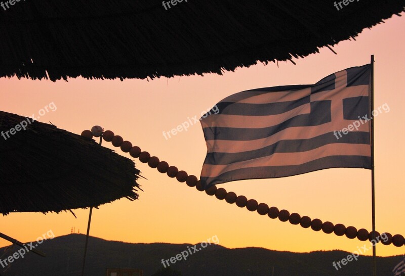 Greece Flag Greek Symbol Free Photos