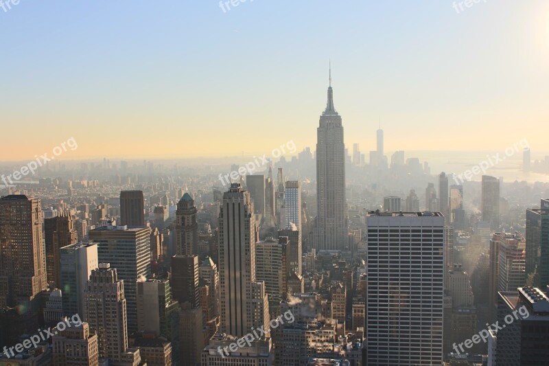 New York Skyline New York City New York City Skyline Manhattan