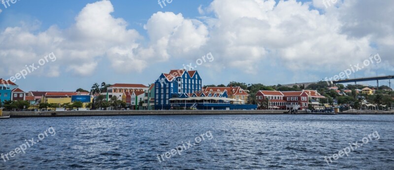 Curacao Town Architecture City Antilles