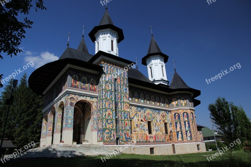 Church Neamt Moldova Painting Mural