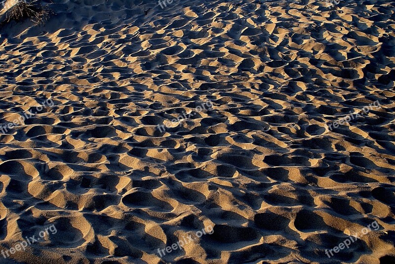 Sand Shadows Invoice Footprints Lighting