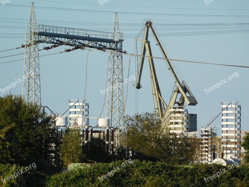 Lübeck Port Industry Hall Crane