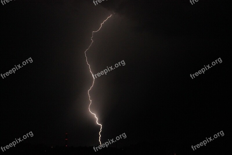 Storm Lightning Plasma Clouds Cloud Cover