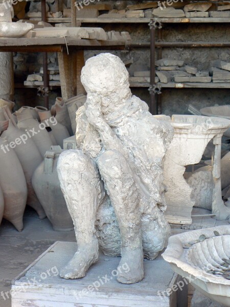 Mould Emptying Pompeii Catastrophe Free Photos