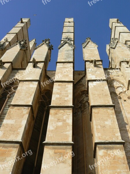 Buttresses Cathedral Palma De Mallorca Free Photos