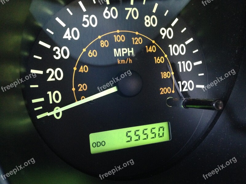 Odometer Car Dashboard Car Dashboard Vehicle