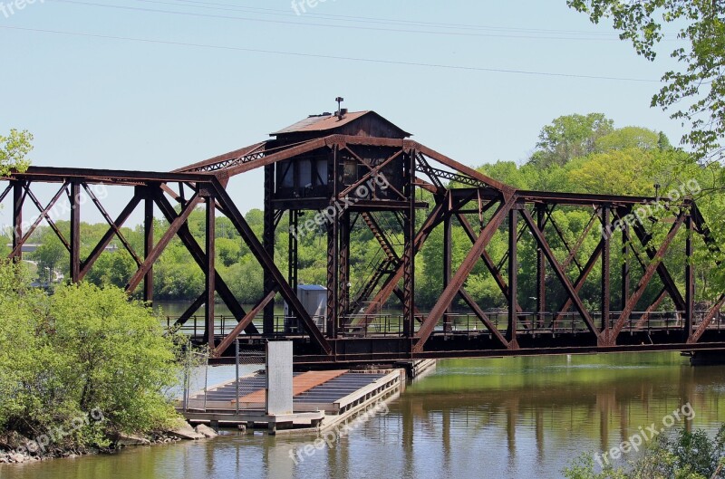 Trestle Train Swivel Bridge Railroad