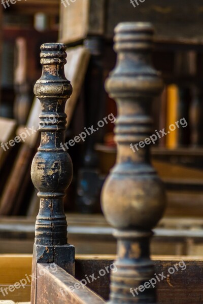 Table Table Leg Wood Worn Old