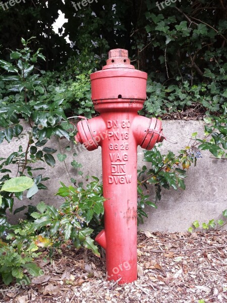 Hydrant Fire Red Watering Hole Retro