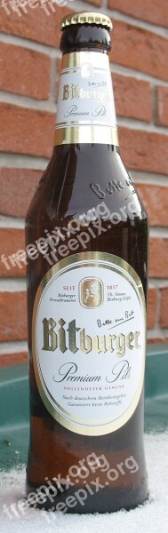 Bitburger Pils Bottle Beer Brew