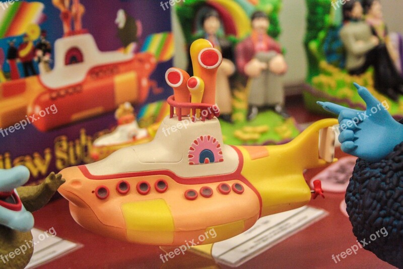 Yellow Submarine The Beatles Toy Free Photos