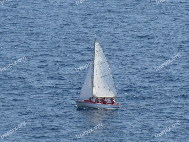 Sail Boat Sailing Boat Yacht Sea