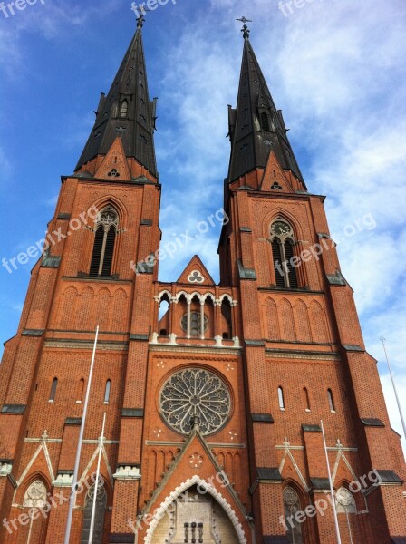 Society Cathedral Uppsala Building Upward