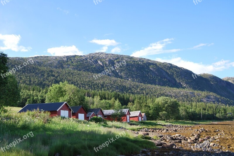 Bindalseidet Norway Houses Scandinavia Traditional