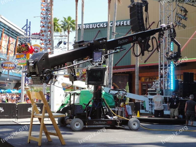 Universal Studios Production Rig Concert Festival Crane