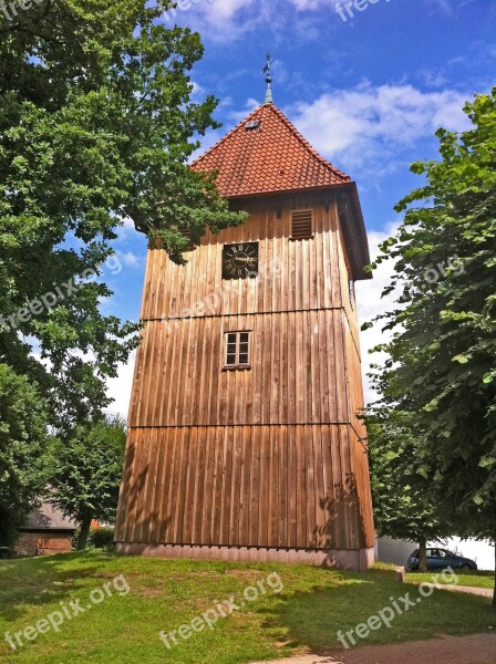 Bell Tower Church Land Rural Steeple