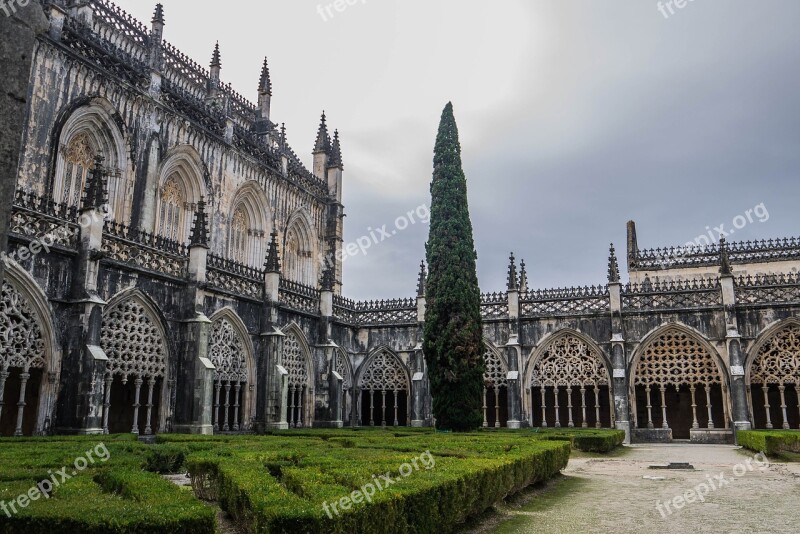 Monastery Battle Portugal Free Photos