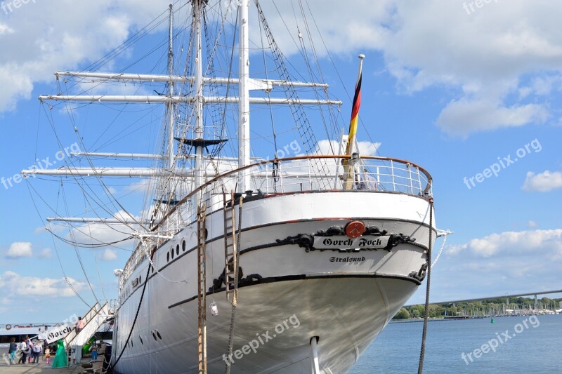 Gorch Fock Sailing Boat Sailing Vessel Free Photos