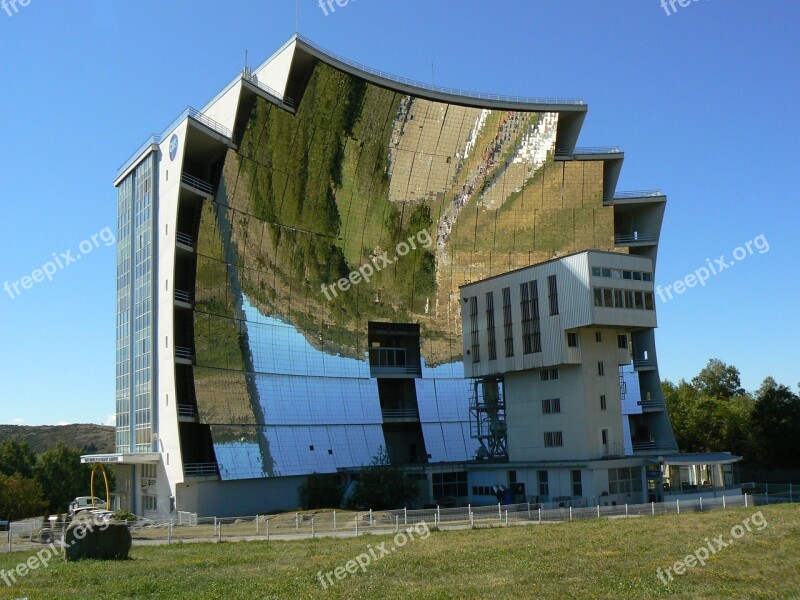 Solar Oven Odello Odeillo France Roussillon