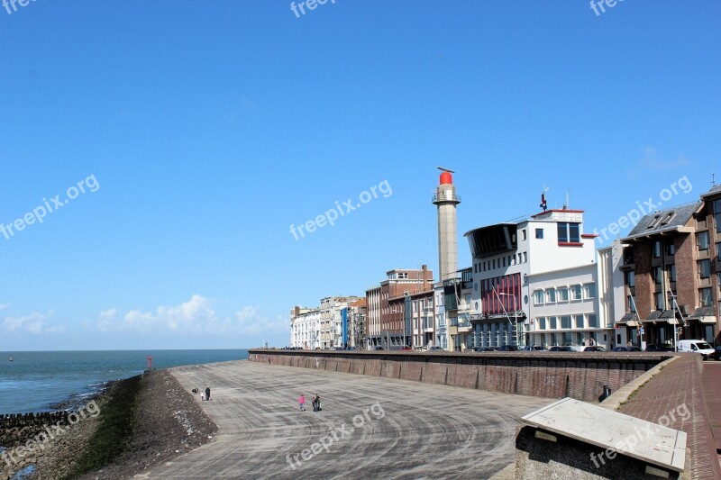 Boulevard Vlissingen Flushing Beach Westerschelde