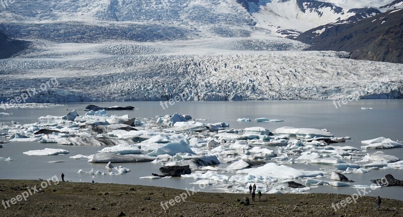 Glacier Vatnajökull Iceland Glacial Lake Ice