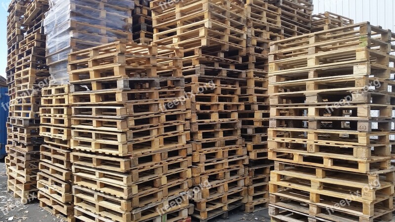 Pallet Industrial Logistic Woods Logistics