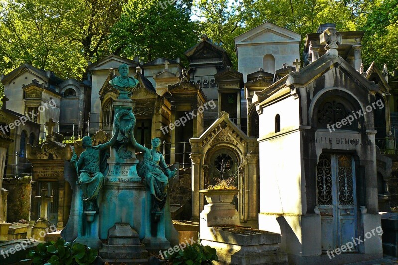 Paris Cemetery Tomb Grave Resting Place