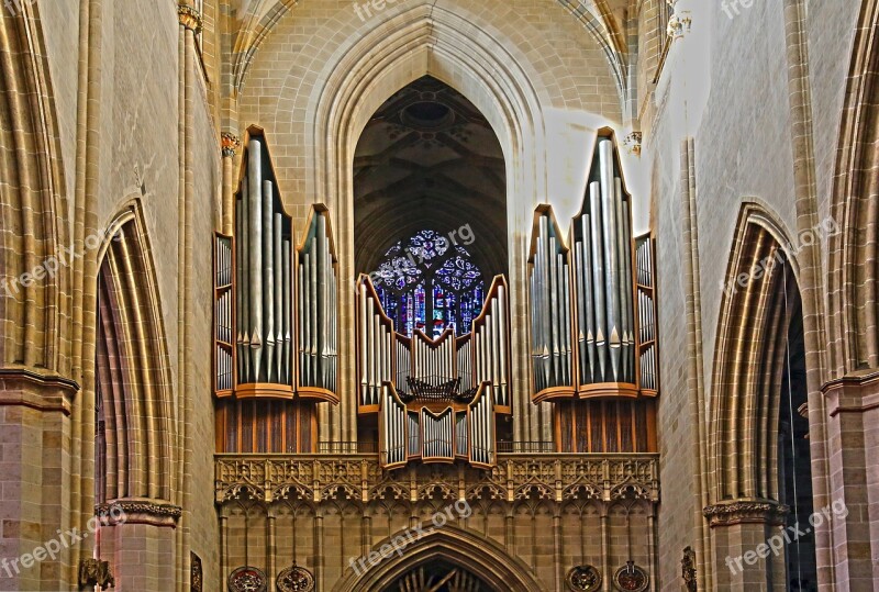 Church Organ Organ Ulm Cathedral Ulm Organ Whistle