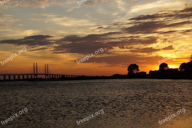 Sunset Abendstimmung Atmosphere Sky Clouds