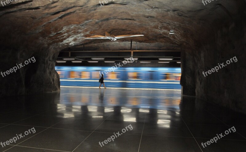 Subway Station Train Transportation Underground