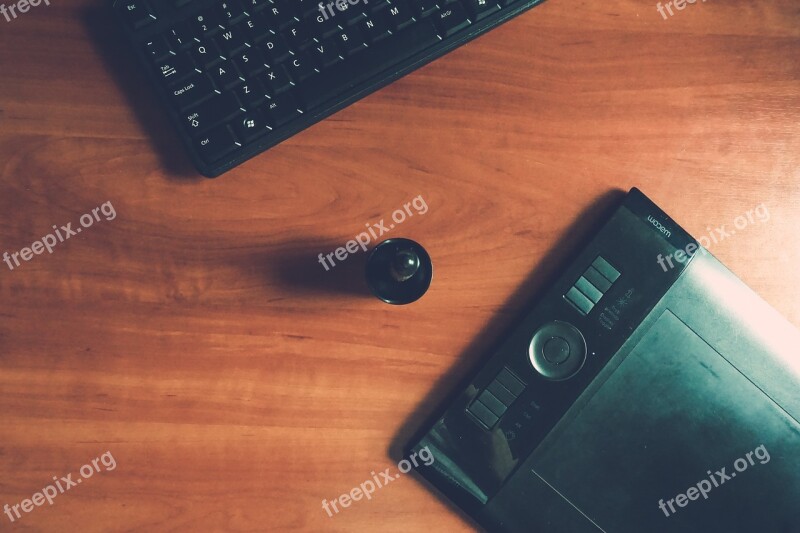 Tablet Keyboard Business Office Desk