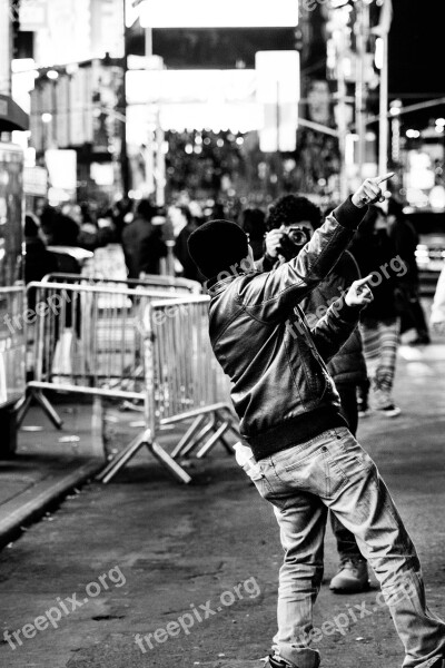 Nyc New York City Streets People Crowd