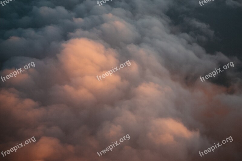 Storm Clouds Sunset Cloudy Sky