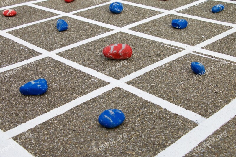 Stones Lines Squares Play Playground