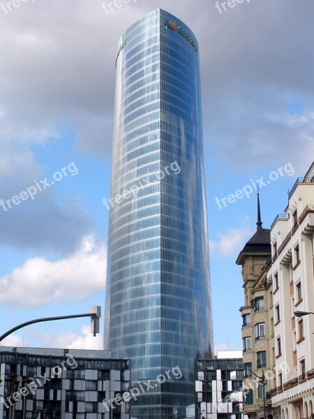 Iberdrola Tower Bilbao Skycraper Building Modern