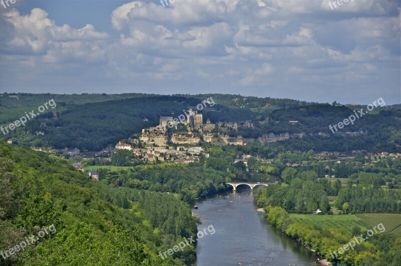 Beynac Castle Village Dordogne River