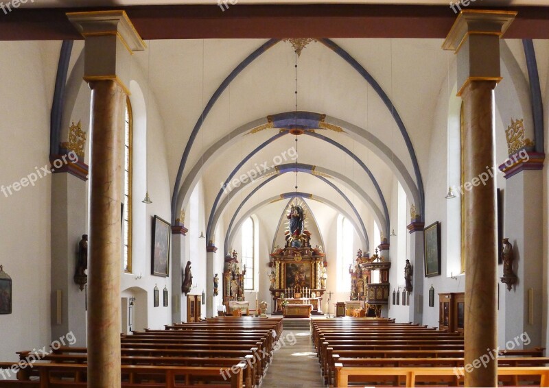 Beverungen Church Interior Religious Christian