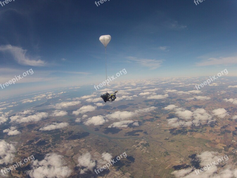 Parachute Jump Baptism Double Paratroopers