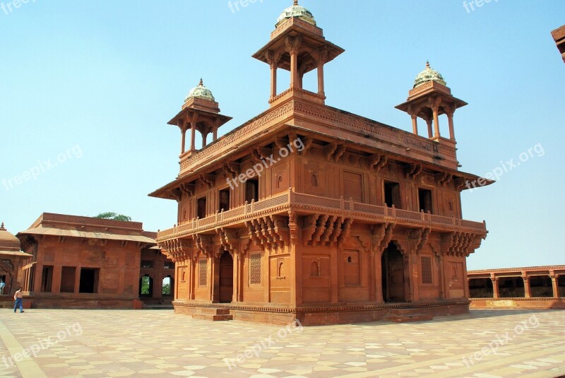 India Rajastan Fahtepur Sikri Palace Architecture