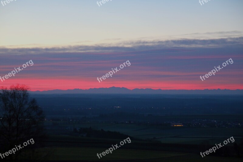 Sunrise Sun Morgenstimmung Morgenrot Skies