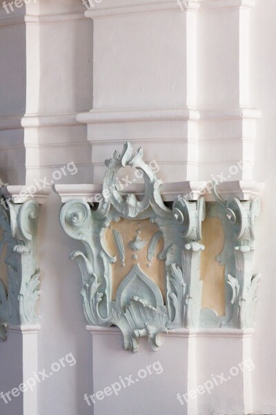 Rococo Rocaille Pillar Late Baroque Art Direction