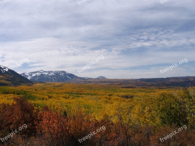 Nature Colorado Trees Colorado Mountains America